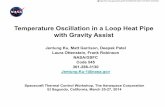 Temperature Oscillation in a Loop Heat Pipe with Gravity Assist … › archive › nasa › casi.ntrs.nasa.gov › ... · 2014-05-17 · Temperature Oscillation in a Loop Heat Pipe
