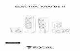 ELECTRA 1000 BE II - Focal › ... › notice_electra_1000be2_web.pdf3 ELECTRA ® 1000 BE II Positioning The loudspeakers have been engineered to deliver the most faithful sound reproduction,
