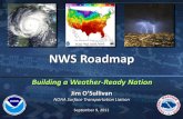 NWS Roadmap - Intelligent Transportation System · Pilot Projects •A total of nine pilot projects have been planned to support the key concepts of the NWS Roadmap •Plans are underway
