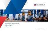 DCT Gdansk Presentation January 2017 · operators in Poland (Polzug, Erontrans, PKP Cargo Connect, PCC Intermodal, Loconi Intermodal, etc.) and biggest carriers (PKP Cargo, Lotos