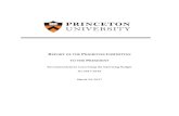 REPORT OF THE PRIORITIES COMMITTEE - Home | Provost · Endowment Spending 6 Rental Rates 7 Salary Pools 7 ... fee package in the Ivy League; Princeton’s tuition will remain among