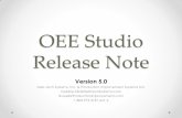 OEE Studio Release Note 5oeestudio.com › images › catalog › OEEStudio-ReleaseNotev5_0.pdf · 2020-03-30 · OEE Studio Release Note Version 5.0 Deb-Tech Systems, Inc. & Production