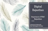 Digital Rajasthan Department of IT&C Rajasthan · The Rajasthan Health Game Changer 3.0 Way Forward with Blockchain EHR and iHMS. E- Health Records. Electronic Health Records –