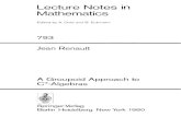 Lecture Notes in Mathematics - poncelet.sciences.univ-metz.frponcelet.sciences.univ-metz.fr/~gnc/bibliographie/Operator Algebras... · the von Neumann algebras arising from their
