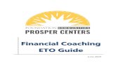 Financial Coaching ETO Guide · 2020-06-26 · Financial Coaching, the participants are your clients. Demographics are Census-like questions such as race, gender, and ZIP code that