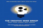 THE CREATIVE MIND GROUP · Creative Minds In Hollywood is the perfect vehicle to transport you to the next phase of your professional journey. CREATIVE MINDS IN HOLLYWOOD THE CREATIVE