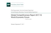 Global Competitiveness Report 2017-18 World …Global Competitiveness Report 2017-18 World Economic Forum Warsaw, September 27, 2017 Piotr Boguszewski, Economic Analysis Department