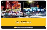 SETTING UP IN CHINA - Flanders Investment & Trade...uncomplicated tax system and accounting requirements, simple to operate. Double taxation agreements exist between China and many