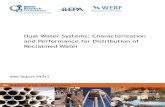 Dual Water Systems: Characterization and Performance for ... · About the Water Research Foundation The Water Research Foundation is a member-supported, international, 501(c)3 nonprofit