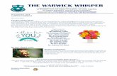 THE WARWICK WHISPER · THE WARWICK WHISPER . A publication of WARWICK FARM PUBLIC SCHOOL 'At Warwick Farm we. respect everyone, we work together, ... Every student can earn Dojo points