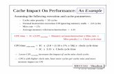Cache Impact On Performance: An Examplemeseec.ce.rit.edu/eecc551-winter2000/551-1-23-2001.pdf · EECC551 - Shaaban #2 Lec # 10 Winter2000 1-23-2000 Impact of Cache Organization: An