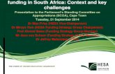 funding in South Africa: Context and key Status and ...pmg-assets.s3-website-eu-west-1.amazonaws.com › 141021hesa.pdfStatus and effectiveness of student funding in South Africa: