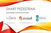Smart pedestrian · •Funciones para la generación y control de peatones (rutas, esperas) •Rutinas simulación semáforos •Rutinas simulación transporte público. SMART PEDESTRIAN