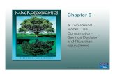 A Two-Period Model: The Consumption- Savings Decision and ...huihe/TEACHING/UHECON300/ppt08.pdf · Chapter 8 A Two-Period Model: The Consumption- Savings Decision and Ricardian Equivalence
