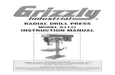 G1131 Radial Drill Press - Grizzlycdn1.grizzly.com/manuals/g1131_m.pdf · The Model G1131 Radial Drill Press is equipped with a key-activated ON/OFF switch for added safety. To switch