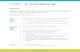 Good Practice 2: Volunteering€¦ · Good Practice Guidelines 2: Volunteering Introduction These good practice guidelines support the learning and development of community and non-profit