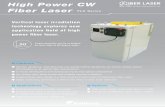 High Power CW Fiber LaserFLC Series€¦ · High Power CW Fiber Laser FLC Series. ... 135-8512, Japan Contact: Fiber Laser Business Development Division, Sales & Marketing Department