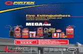Fire Extinguishers - Home - PIRTEK AUSTRALIA › ... › 05115_mega_fire_broch.pdf · 2018-02-01 · Fire Extinguishers Vehicle brackets, signage and service accessories WHEN USING
