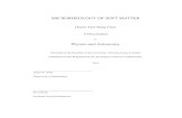 MICRORHEOLOGY OF SOFT MATTER - physics.upenn.edu · Microrheology of Soft Matter Daniel Tien-Nang Chen Arjun G. Yodh This thesis describes the application of microrheology to characterize