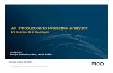 An Introduction to Predictive Analytics - Typepad › files › anintroductionto... · An Introduction to Predictive Analytics For Business Rule Developers Mac Belniak Principal Sales