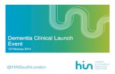 Dementia Clinical Launch Event - healthinnovationnetwork.com€¦ · Dementia Services Development Centre, University of Stirling 2.00pm The National Context, Alistair Burns, National