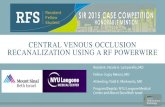 CENTRAL VENOUS OCCLUSION RECANALIZATION USING A RF …rfs.sirweb.org/wp-content/uploads/Lamparello_CVOcclusion... · 2016-01-18 · CENTRAL VENOUS OCCLUSION RECANALIZATION USING A