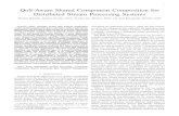 QoS-Aware Shared Component Composition for Distributed ...dance.csc.ncsu.edu/papers/tpds-synergy.pdf · A. Stream Processing Application Model Table 1 summarizes the notations we