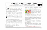 Food For Thought - Mauritian Singers › wp-content › uploads › 2019 › 05 › ... · 2019-05-19 · Food for Thought Healthy Cooking Club - Issue 6 – October 28, 2018 Page