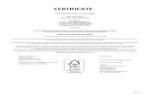 CERTIFICATE - PRS Return System · 2019-02-28 · page 1/2 CERTIFICATE CERTIFICATION CODE: CU-COC-816885 Field of attention: FSC Chain of Custody (COC) Issued to: P.R.S. Management