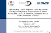 Optimizing GNSS signals’ tracking under strong ionospheric ...is-cigala-calibra.fct.unesp.br/is/calibra/calibra... · Optimizing GNSS signals’ tracking under strong ionospheric