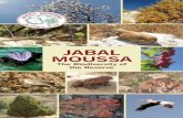 JABAL MOUSSA - Transición Ecológica · Jabal Moussa is a shelter for these so-called endemics and other plants that are generally rare or endangered in other sites of Lebanon. The