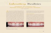 Laboratory Realities · fication I, and no preexisting anterior dental restorations. Dental history was limited to posterior occlusal fillings and routine periodic cleanings. Following