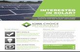 INTERESTED IN SOLAR? - Your Touchstone Energy Cooperativeacrec.cms.coopwebbuilder2.com/sites/acrec/files/PDF...energy audit prior to considering solar. Many times, energy-efficiency