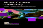 Short Course Directory - Qube Learning · 2017-05-09 · NCFE Accredited Qualifications ... 8 ube Learning Short Course Directory Level 3 Food Safety ... Level 2 Health & Safety in
