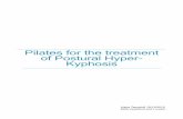 Pilates for the treatment of Postural Hyper- Kyphosis · 2017-04-21 · Pilates for the treatment of Postural Hyper- Kyphosis 1 Summary 2 Anatomical Description of Trunk and Vertebral