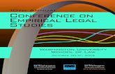 10th Annual Conference on Empirical Legal Studiescels2015.wustl.edu › files › 86234_WashU_CELS_Bro.pdf · 10th Annual Conference on Empirical Legal Studies 4 8:00 AM to 8:45 AM