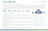 Yealink VC800 Video Conferencing System Datasheet 复制 › out › media › VOYEALVC800CTP_en.pdf · 2020-06-12 · Key Features and Benefits VC800 is the second generation full-HD