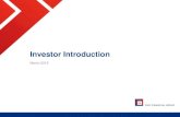 Investor Introduction › 448338635 › files › doc_downloads › Investor_… · Q3 2012 Recapitalization - new debt structure and retired Paulson convertible investment Q3 2014
