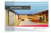 ARCADIA RITZ€¦ · ARCADIA | RITZ® OPERATING ROOF | 3 RITZ ® OPERATING ROOF SYSTEM OVERVIEW Arcadia Ritz® Operating Roof System is a practical sun control solution. The Ritz®