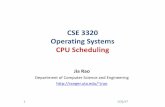 LEC5 CPU Scheduling - Rangerranger.uta.edu › ~jrao › CSE3320 › spring2020 › slides › LEC5_CPU_Scheduling.pdfWhat is CPU Scheduling? 2 1/31/17 •The five-state process model
