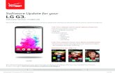 Software Update for your LG G3. - Verizon Wireless · 12/4/2014  · Software Update for your LG G3. Software Version: VS98512B Verizon Wireless is pleased to announce a software