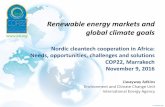 Renewable energy markets and global climate goals › assets › imports › ... · © OECD/IEA 2015 IEA strategy to raise climate ambition Peak in emissions (Bridge Scenario) Global