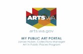 MY PUBLIC ART PORTAL - Axiell User Conference › wp-content › ...“Collection Highlights” Landing Page. Screenshot by ArtsWA. ENGAGING THE PUBLIC. Why this Content • Transparency