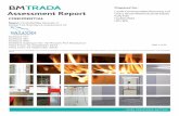 Assessment Report Leods Contracts Manufacturing Ltd€¦ · 13 Adhesives ... It is the opinion of BM TRADA that based on the test evidence listed in Appendix B, ... Firestrip 30 Hodgsons