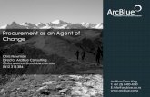 Procurement as an Agent of Change - CIPS Events/2018 NZ conference...آ  Procurement as an Agent of Change