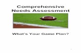 Comprehensive Needs Assessment - ESC16.NET. Whats Your Game Plan... · Comprehensive Needs Assessment Process January 30, 2020 9:00 am – 4:00 pm Welcome/Introductions Agenda Contact