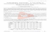 Achluophobia and Gender- A Case Study on Government High ... · of the useful treatment methods are Homeopathy, Exposure based therapy, Cognitive therapy and Relaxation techniques.