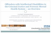Offenders with Intellectual Disabilities in the Criminal ... · contact with the CJS (Clare et al., 2002) > supervised < opportunity to offend > tolerance/protectiveness