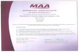 Home - Marshall Aerospace and Defence Group€¦ · UK.MAA.CFAOS.OOII The Military Aviation Authority hereby certifies: Marshall of Cambridge Aerospace Ltd. Airport House The Airport