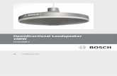 LS1-OC100E-1 Hemidirectional Loudspeaker 100W€¦ · Bosch Security Systems B.V. Installation note 2017.03 | V1.2 | 8 Technical data Electrical* Maximum power150 W Rated power 100